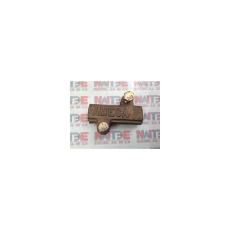 CONECTOR RECTO MECANICO COBRE/BRONCE AME019