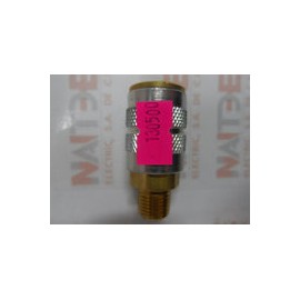 CONECTOR RAPIDO HEMBRA DE 1/4" CON ROSCA EXTERIOR B22 (2FM2-B ) ( CR0404MPB )