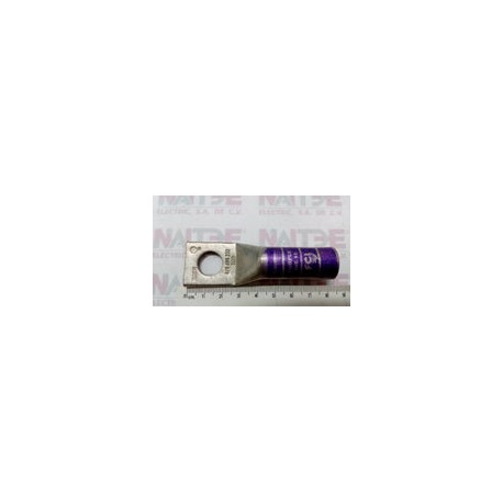 TERMINAL ZAPATA DE COBRE CAÑON LARGO 1 PERF BARRENO 1/2 PULG  P/CABLE CAL 4/0 AWG CAT YA28