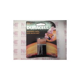 PILA CUADRADA ALCALINA DURACELL DE 9 V