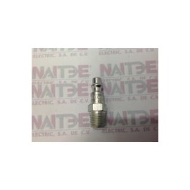 CONECTOR RAPIDO ESPIGA MACHO DE 1/4"  H2C ( EC0404MH )