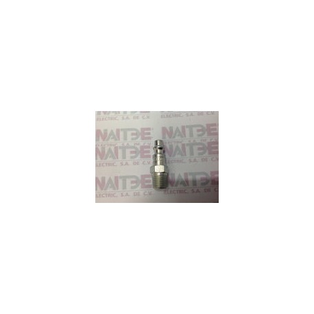 CONECTOR RAPIDO ESPIGA MACHO DE 1/4"  H2C ( EC0404MH )