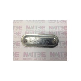 TAPA CIEGA PARA CONDULET CROUSE HINDS SERV. PESADO DE 1/2"