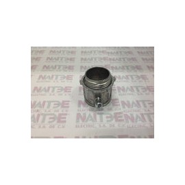 CONECTOR ANCLO/ARGOS PARED DELGADA DE 1" CON TORNILLO GALVANIZADO 9570150