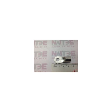 TERMINAL OJILLO SIN AISLAMIENTO CTS-4 TCW061 CAL 4 DIAM 1/4 PULG TOS414 (S/M)