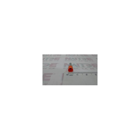 TERMINAL DE PUNTA HUECA 250 STARFIX 37 667, DE 4.0 MM CAL.12 COLOR NARANJA