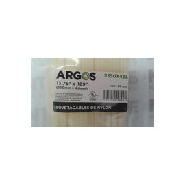 SUJETACABLE DE NYLON ARGOS L-14-50-9-D  14" LARGO (S350X48L) 35.56 CM