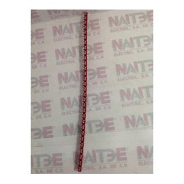 SEÑALADORES P/CABLE CAB 3 LEGRAND CAT 382-22 DE 1.5 A 2.5 MM. No.2 ROJO (AWG 16 - 14)